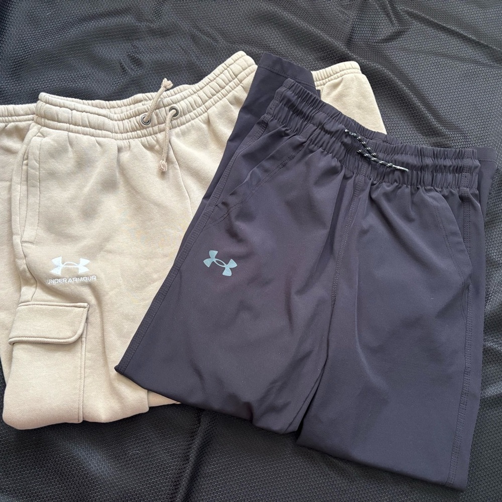 Under Armour Boys’ Black and Tan Pants